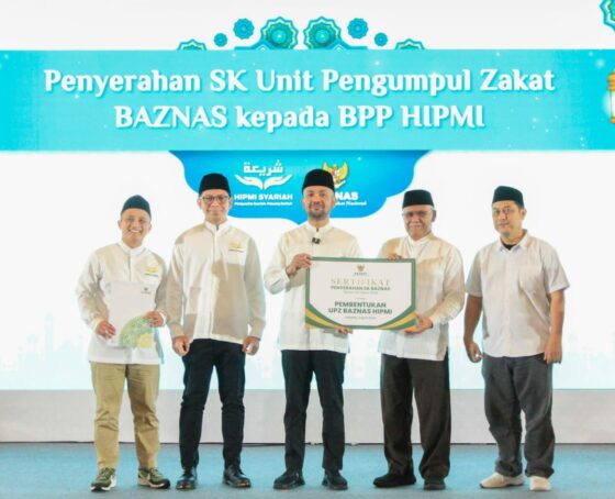 BAZNAS RI Resmikan UPZ HIPMI